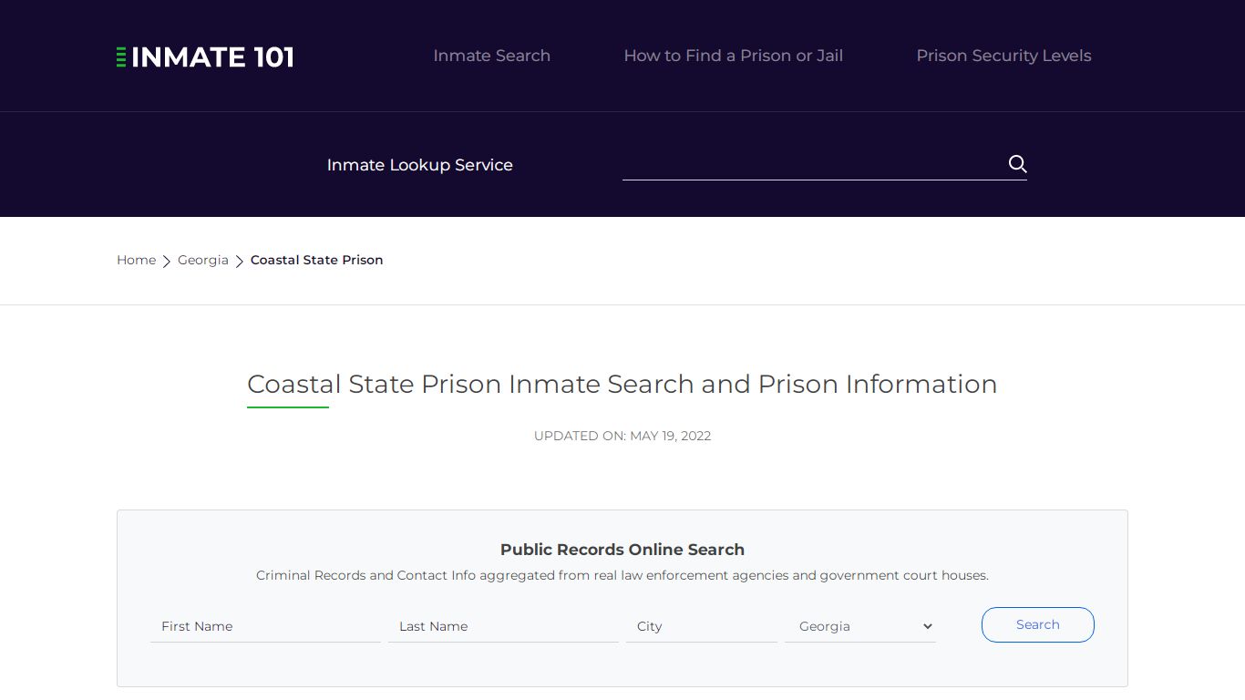 Coastal State Prison Inmate Search, Visitation, Phone no ...