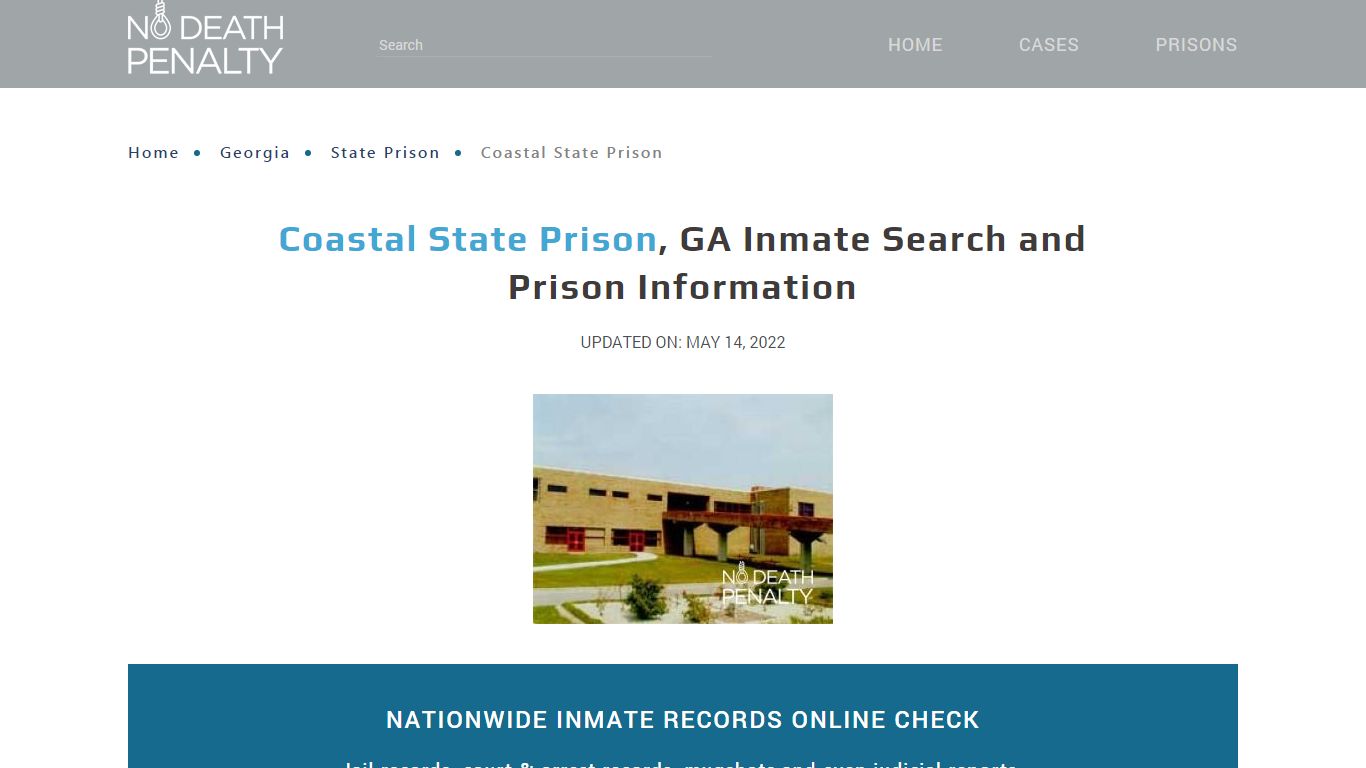 Coastal State Prison, GA Inmate Search, Visitation, Phone ...